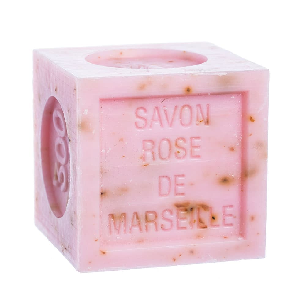 Savon de Marseille Soap with Crushed Flowers  - (pack of 6)