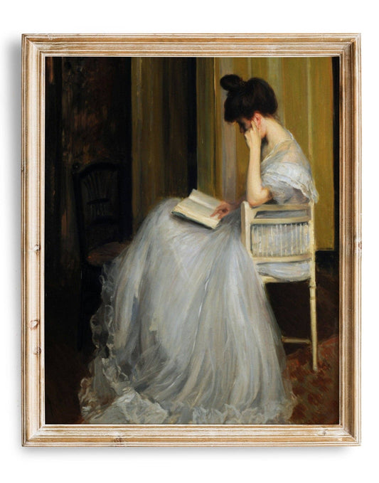 Women Reading Sitting