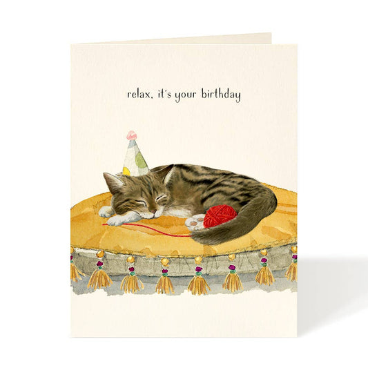 Sleepy Birthday - Birthday Greeting Cards