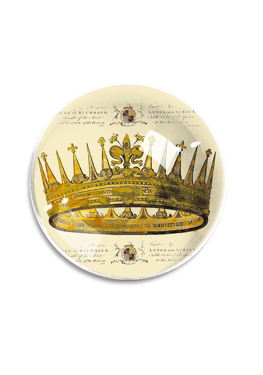 Vintage Crown Crystal Dome Paperweight // Min. Case of 2