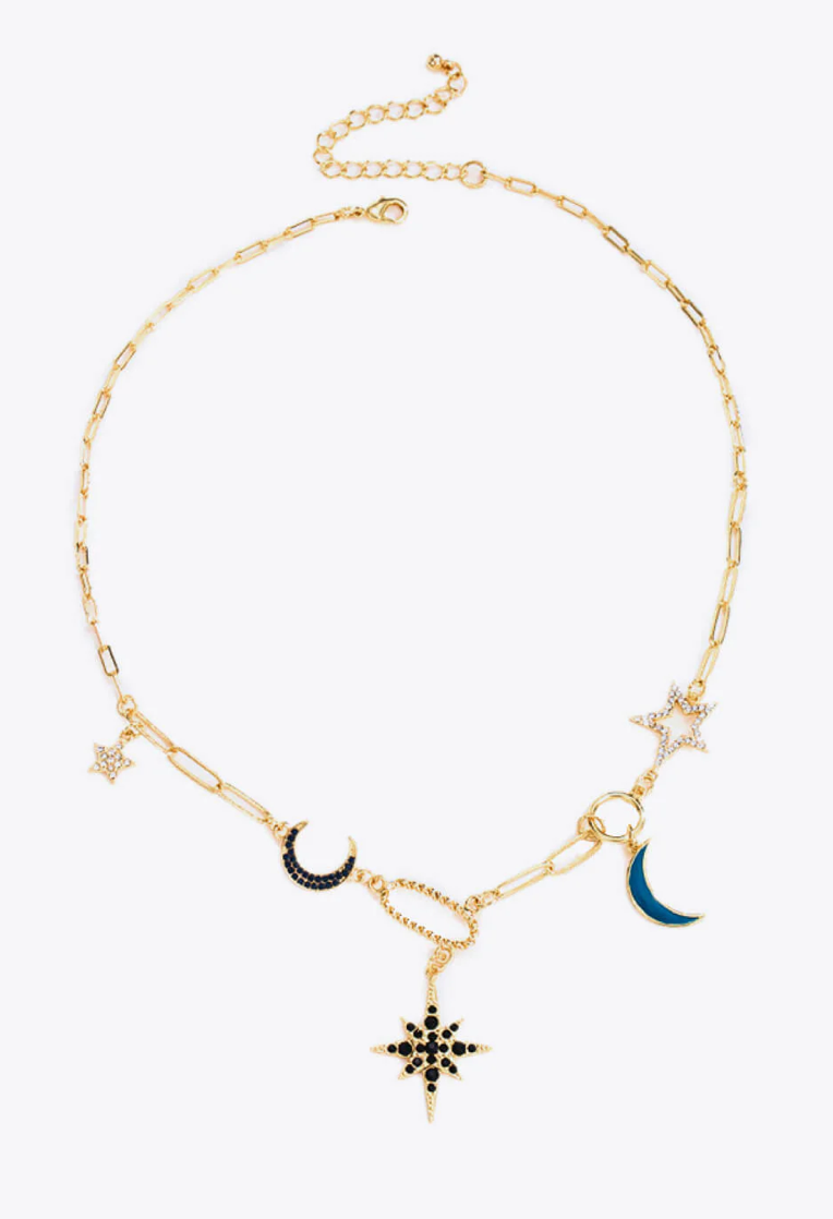 Celestial Moon and Stars