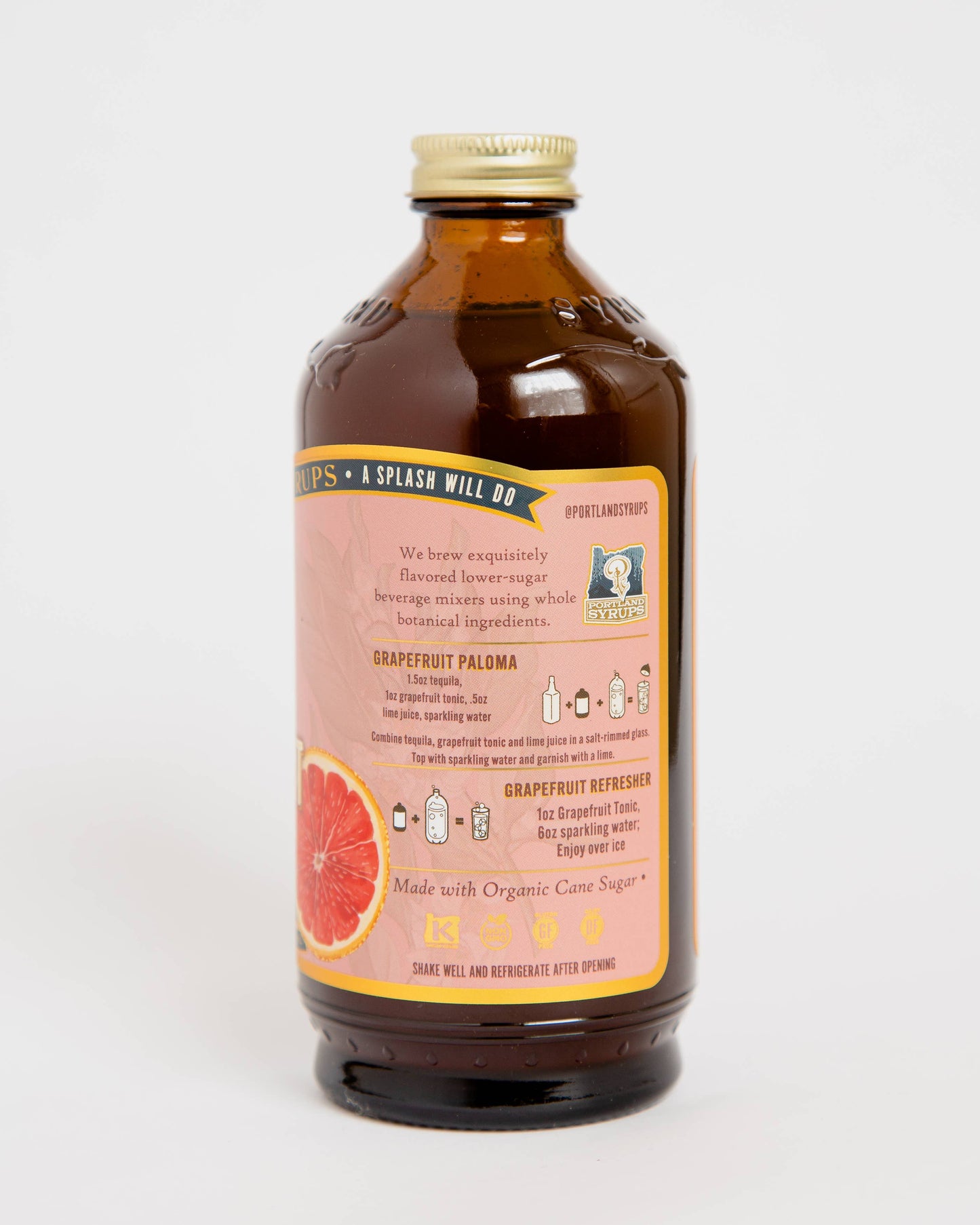 Grapefruit Tonic 12oz - cocktail / mocktail beverage mixer