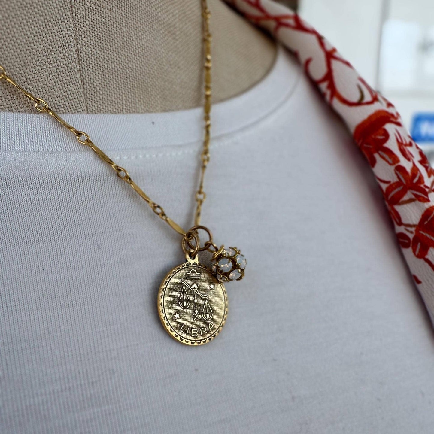 Zodiac Necklace with Gemstone Bead - Choice of Gemstone: Sapphire / Capricorn