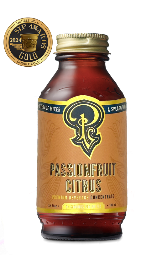 Passion Fruit Citrus Syrup 3.4 oz  - cocktail mocktail mixer