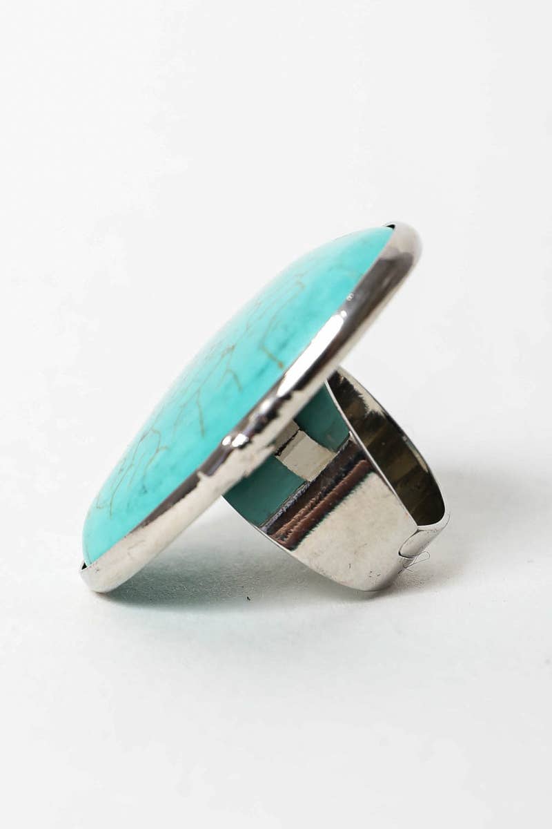 Droplet Turquoise Ring