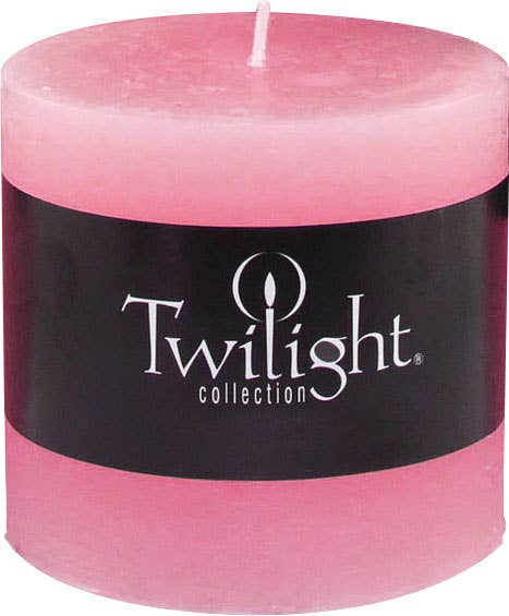 Bordeaux w/ Cinnamon Scented Rustic Pillar Candles | 3 Inch: