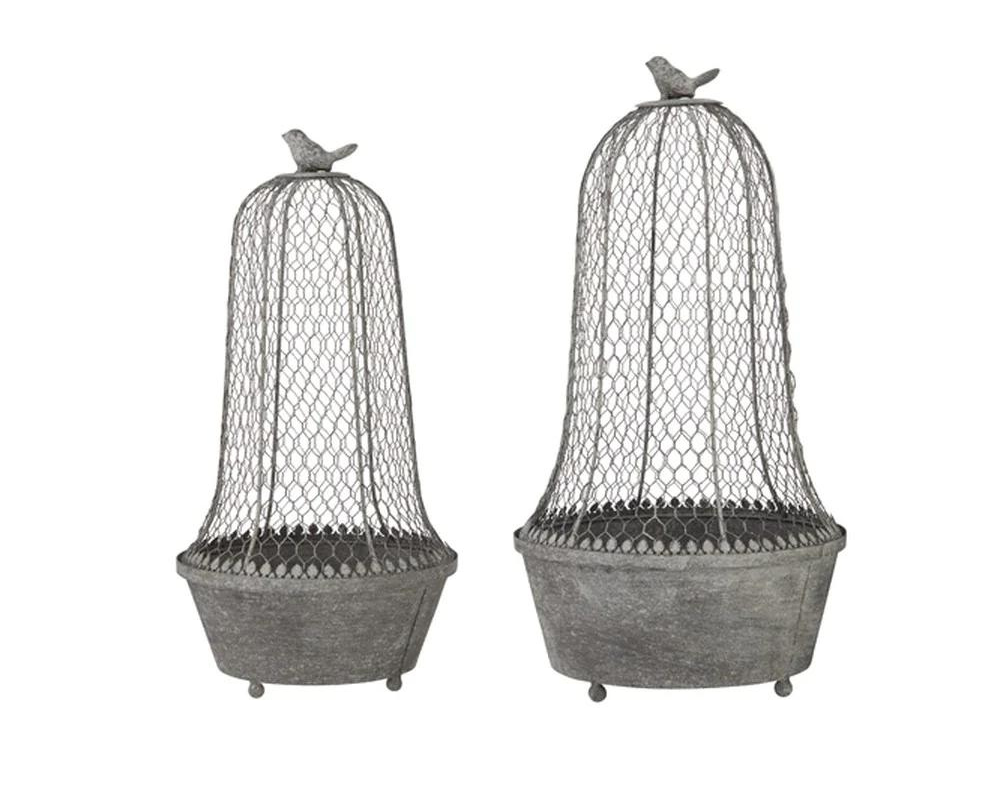 Bird Finial Cloche
