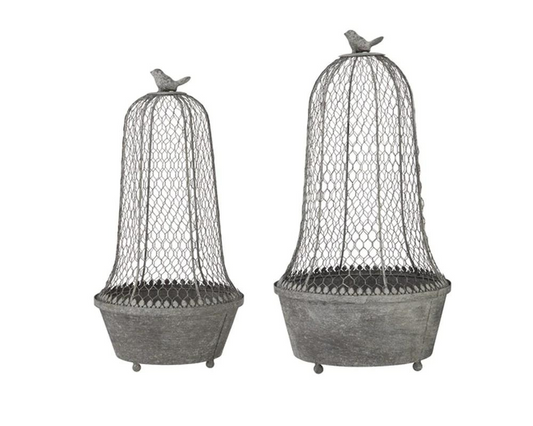 Bird Finial Cloche