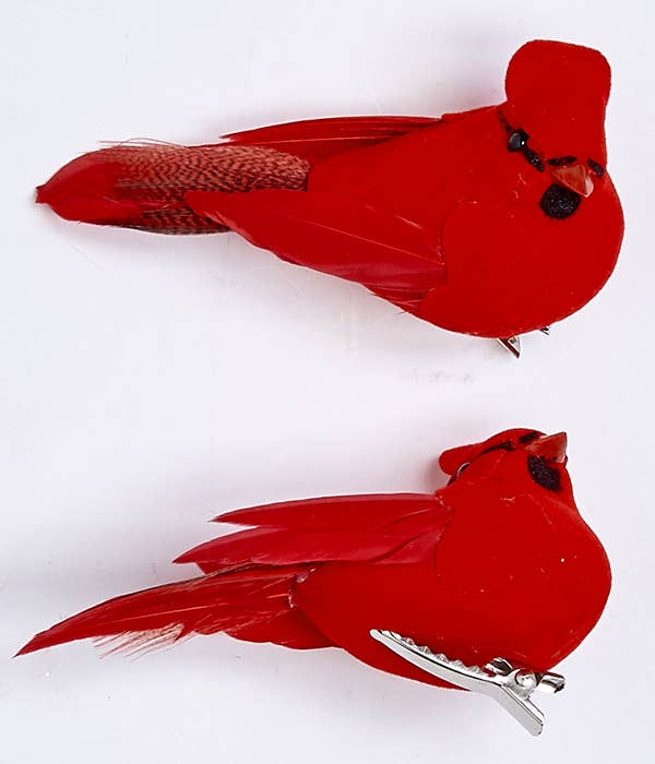 3" Feathered Cardinal