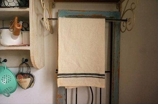 Simple Striped Cotton Linen Napkin