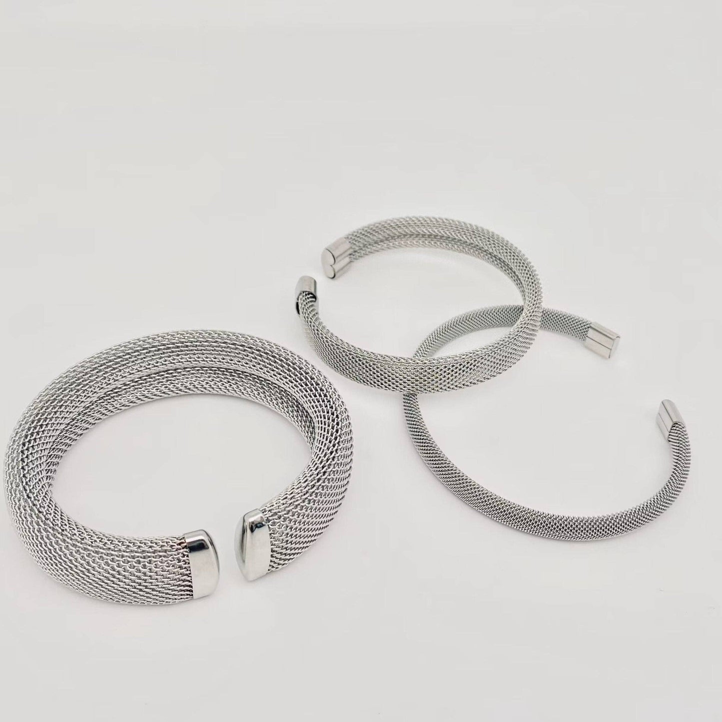 Stainless Steel Wire Opening Adjustable Bangle