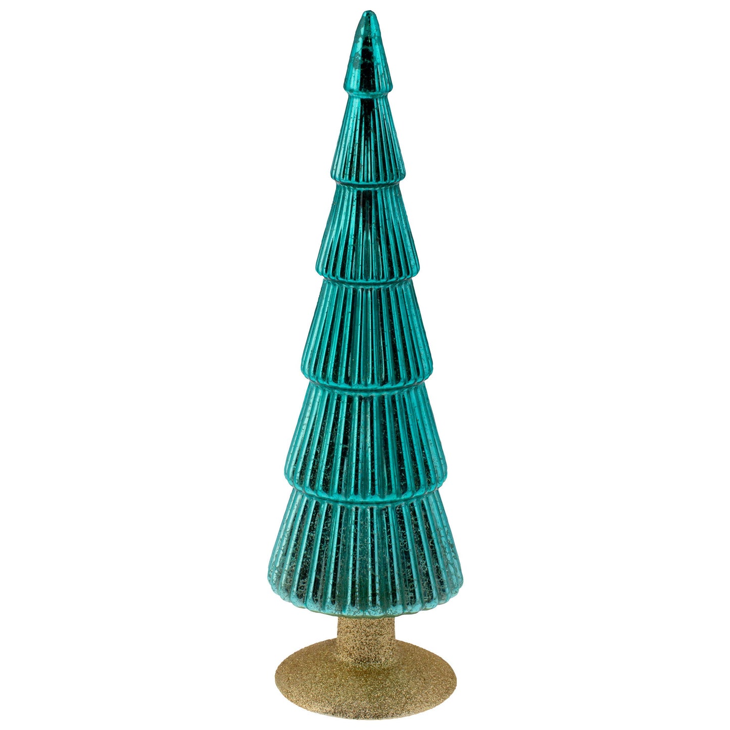 Fluted Mercury Glass Tree: Light Pink