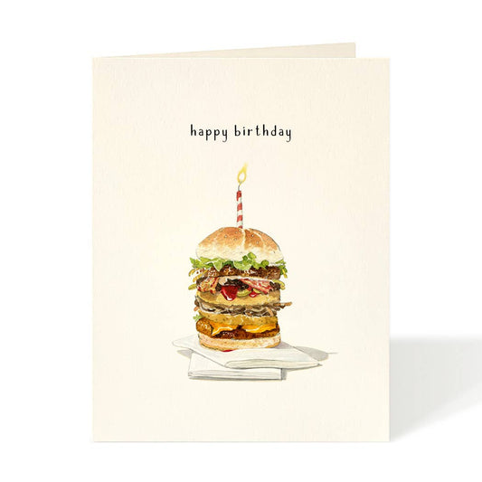 Birthday Burger - Birthday Greeting Cards