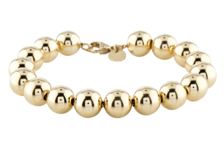 Ball and Bead Bracelet- Lobster claw clasp Steel