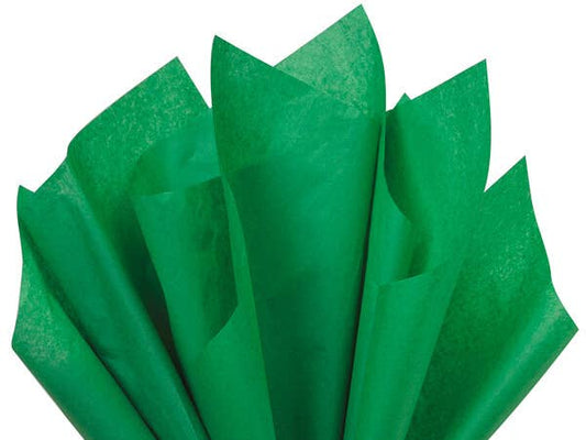 Bulk Color Tissue Paper 20X26" Sheets: Festive Green / 480 Pack / 20x26"