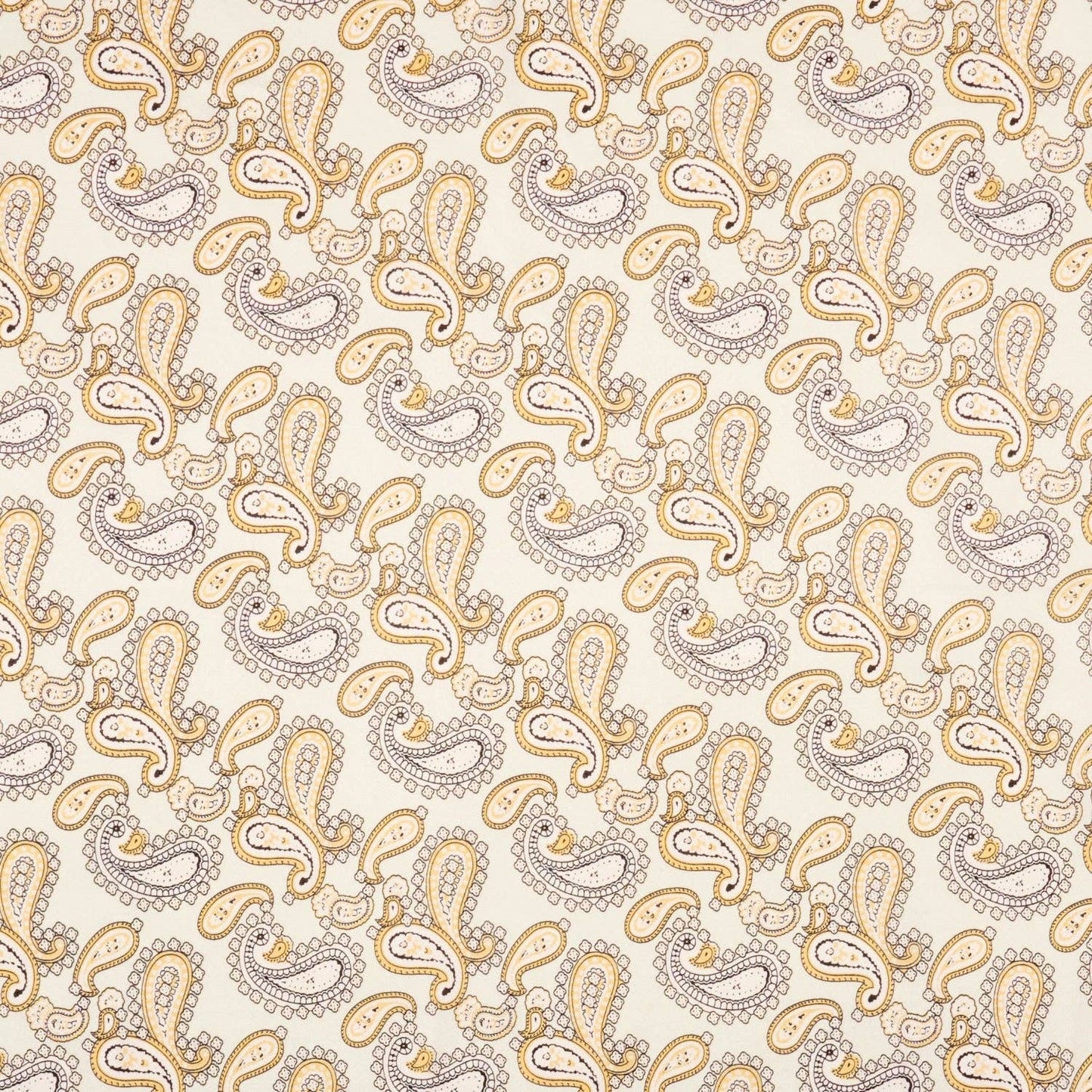 Elegant Paisley Soft Scarf | Timeless Silk-Feel Polyester Bandana: Camel / One