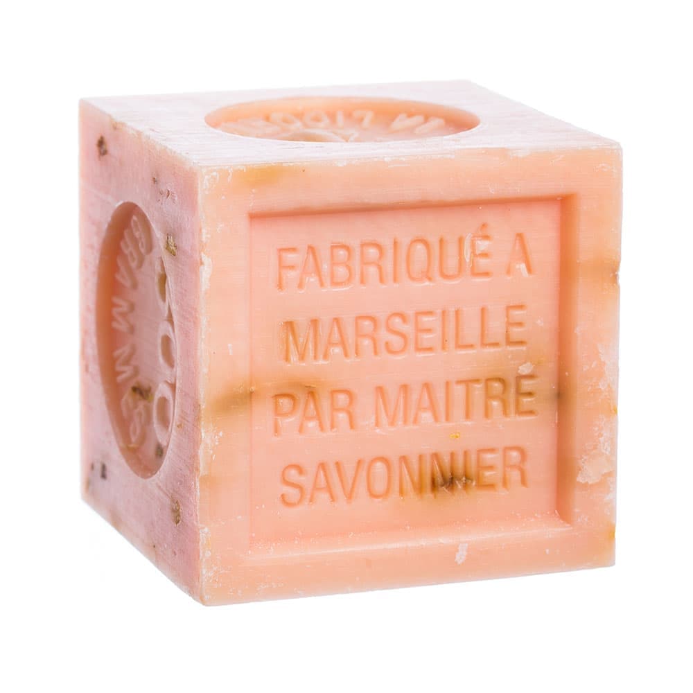Savon de Marseille Soap with Crushed Flowers  - (pack of 6)