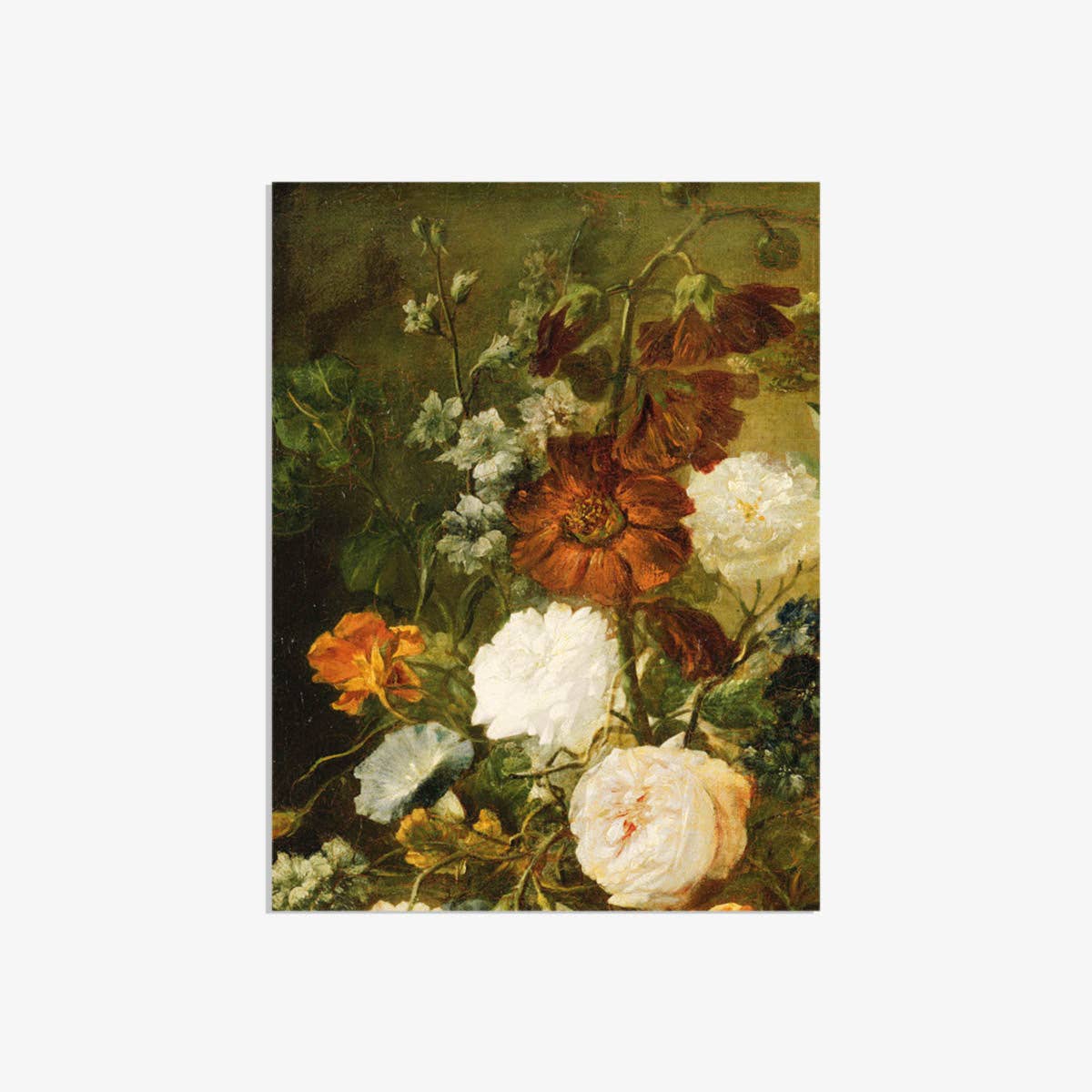 Dutch Autumn Flowers Art Print: 11x14