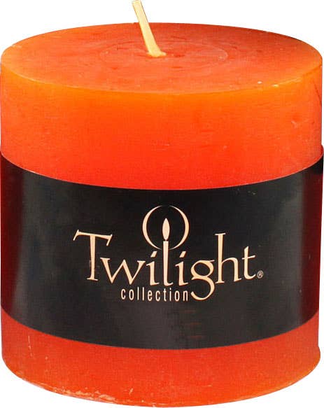 Bordeaux w/ Cinnamon Scented Rustic Pillar Candles | 3 Inch: