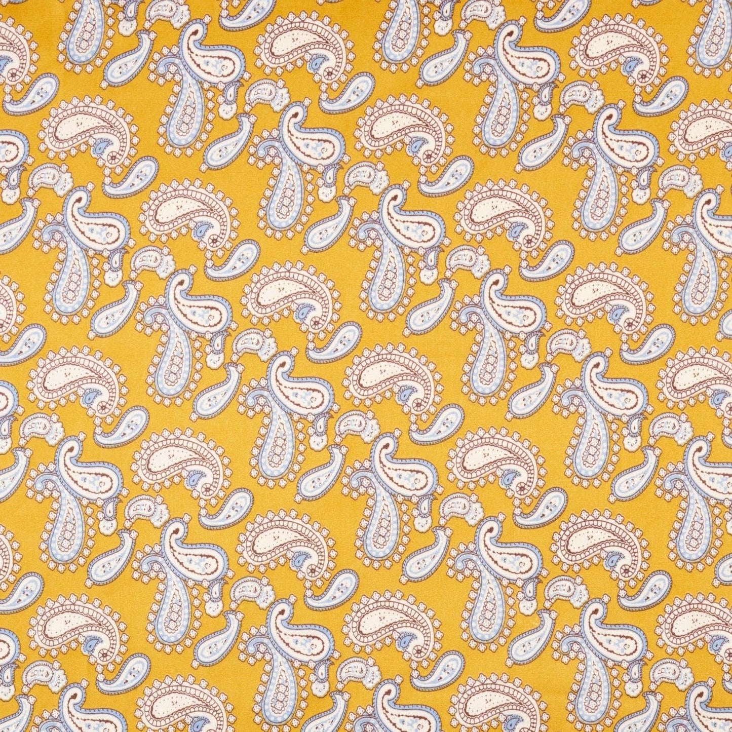 Elegant Paisley Soft Scarf | Timeless Silk-Feel Polyester Bandana: Camel / One