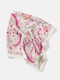 Floral Printed Square Flowers