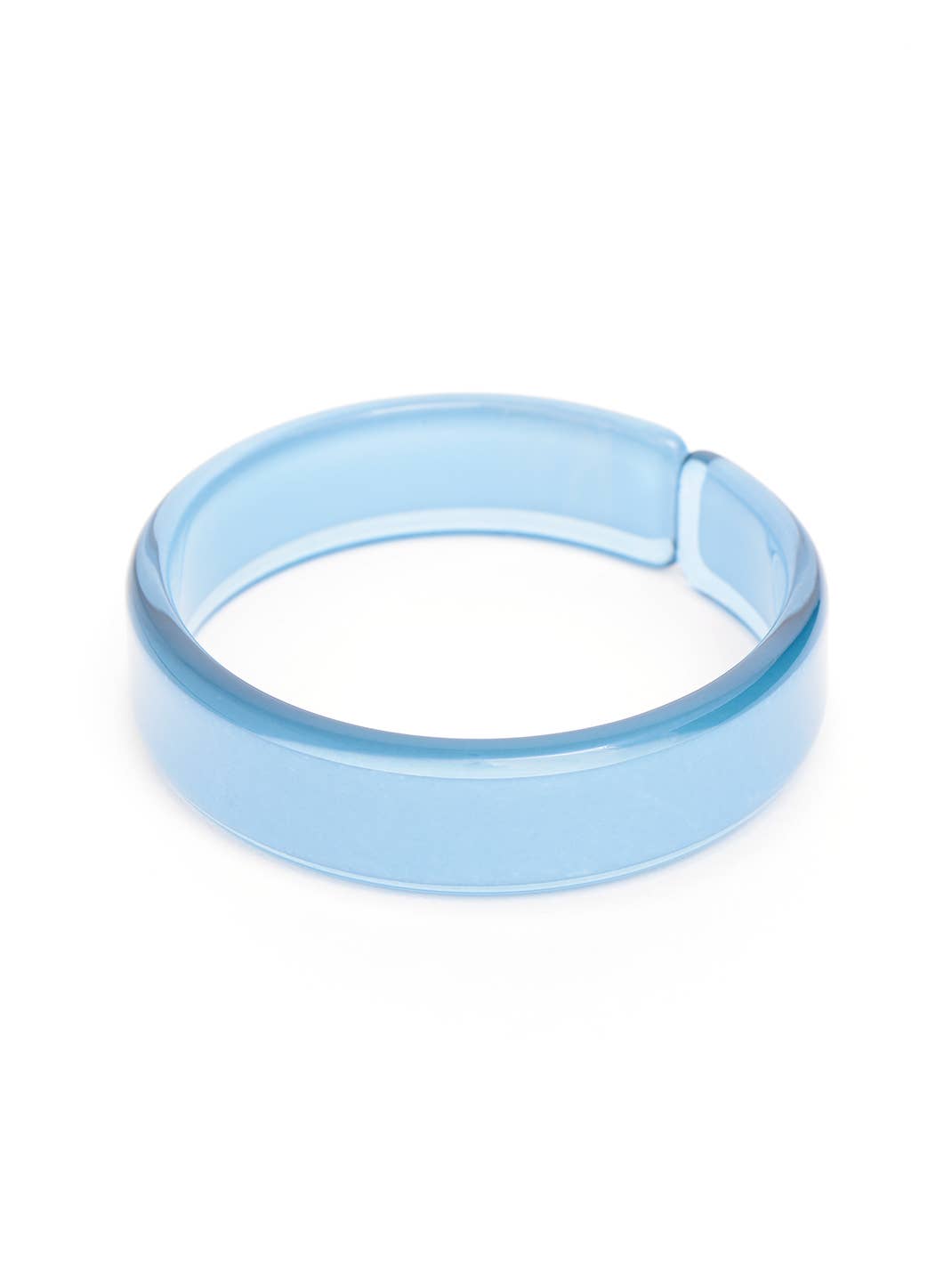 Party Resin Acrylic Stacking Bangle Bracelet: Dark Teal