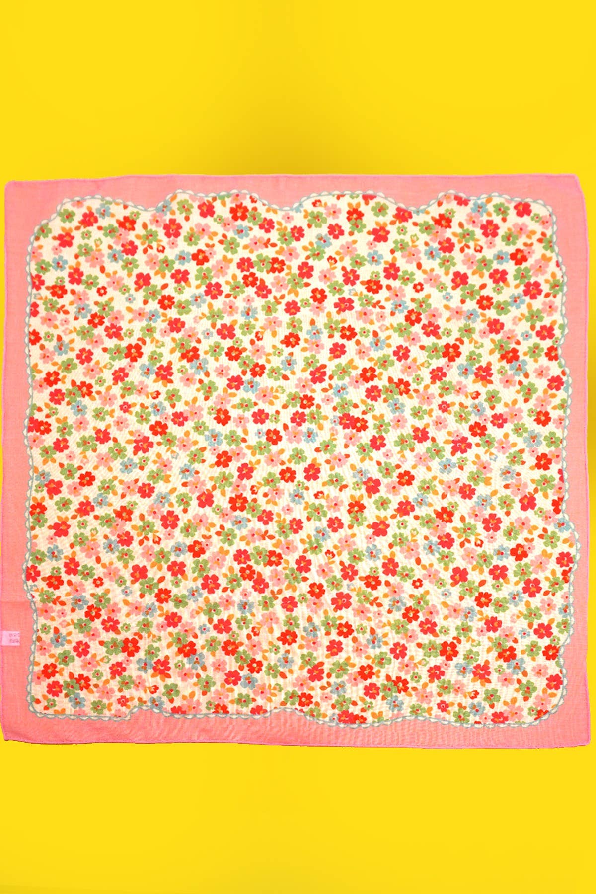 DITSY PRINT SILKY FEELING BANDANA SCARF | DITSY