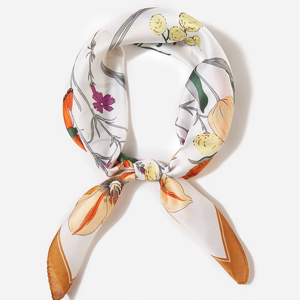FASHION FLOWER BANDANA BS-0017: Or