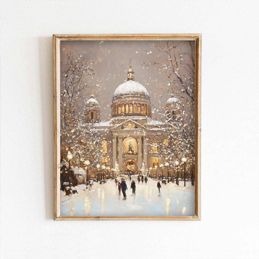 Rotunda In The Snow Art Print