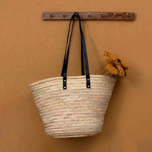 Valencia Shopper Baskets, Black