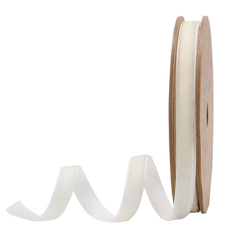 16 Colors | 3/8" Velvet Ribbon | 10 Yard Roll