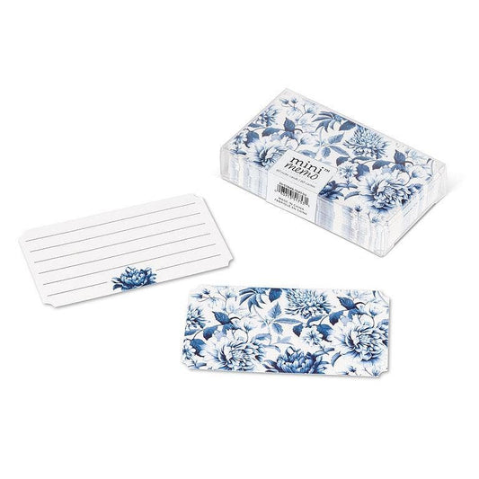 50 Piece Chintz Print Mini Note Cards-2x3.5"L
