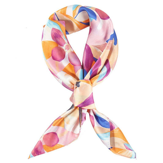 FLORAL PRINT BANDANA BS-0044: Pu
