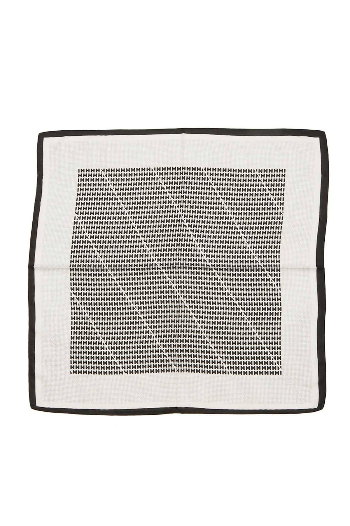 H PRINT BANDANA SCARF IS1055: Green