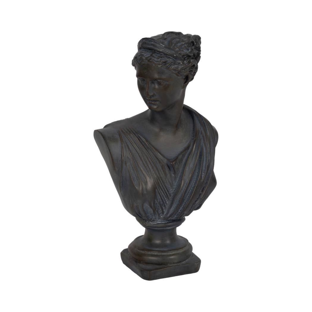 Aged Classical Bust Sculpture.