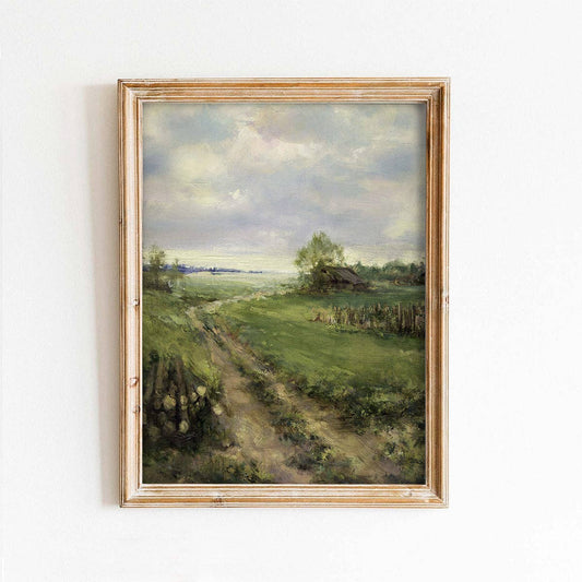 The Path Home Vintage Art Print: 11x14