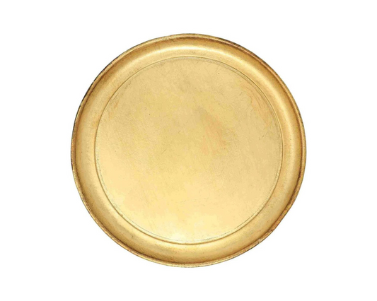 Gold Wooden Tray