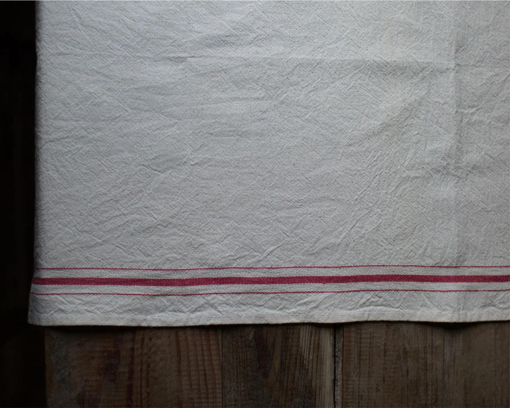 Linen Napkin | Red Stripe